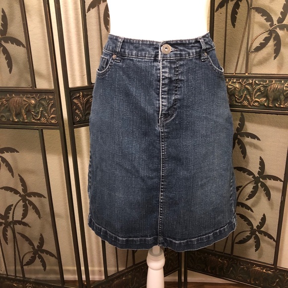 style & co denim skirt